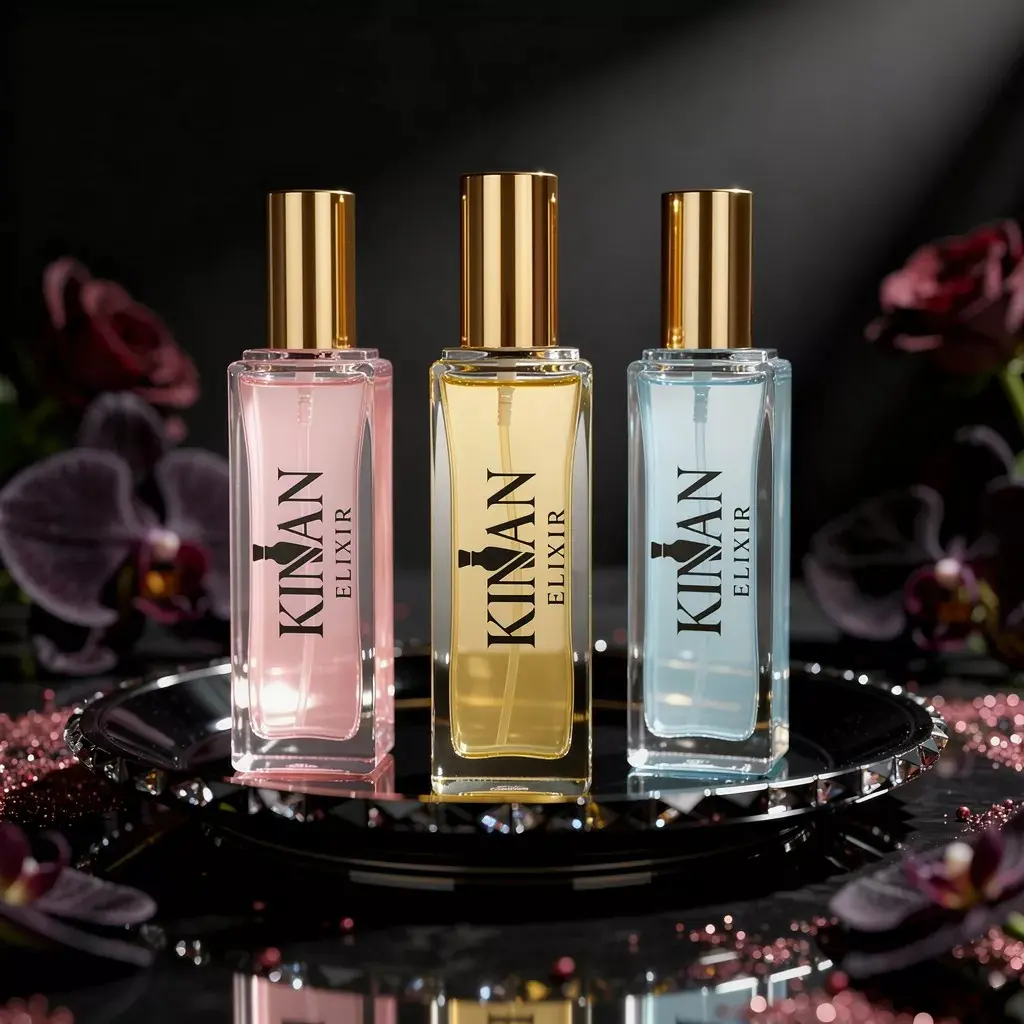 Detaljbild av parfym från Kinan Elixir